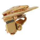 CHANEL Ohrring Metall Goldfarben CC Auth 184006V-8