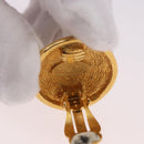 CHANEL Ohrring Metall Goldfarben CC Auth 184007V-10