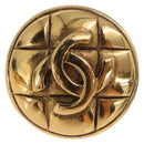 CHANEL Ohrring Metall Goldfarben CC Auth 184007V-4