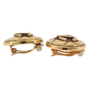 CHANEL Ohrring Metall Goldfarben CC Auth 184007V-7
