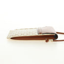 CELINE Triomphe Shoulder Pouch Shoulder Bag PVC White Auth 184044V-5