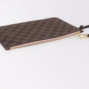 LOUIS VUITTON Damier Ebene Neverfull MM Pouch LV Auth 184045-6
