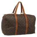 LOUIS VUITTON Monogram Sac Souple 45 Boston Bag M41624 LV Auth 184046-1
