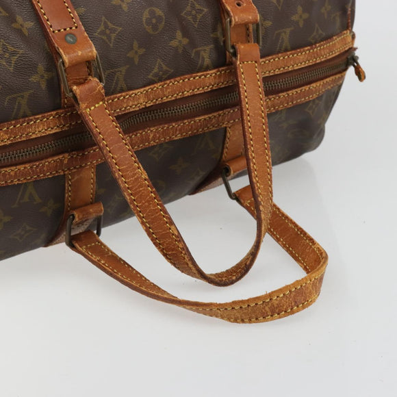 LOUIS VUITTON Monogram Sac Souple 45 Boston Bag M41624 LV Auth 184046