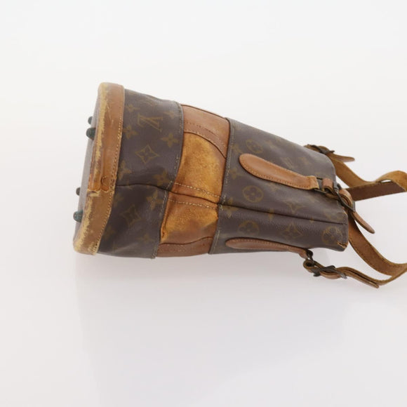 LOUIS VUITTON Monogram Bucket Shoulder Bag 3 Set LV Auth 184047