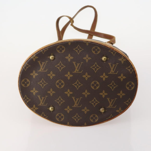 LOUIS VUITTON Monogram Bucket Shoulder Bag 3 Set LV Auth 184047
