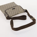GUCCI GG Canvas GG Supreme Hand Bag PVC 2 Set Black Beige Auth 184052-13