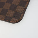 LOUIS VUITTON Damier Ebene Neverfull PM Pochette LV Auth 184121-15