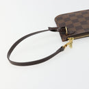 LOUIS VUITTON Damier Ebene Neverfull PM Pochette LV Auth 184121-8