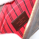 LOUIS VUITTON Damier Ebene Neverfull PM Pochette LV Auth 184121-10