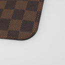 LOUIS VUITTON Damier Ebene Neverfull PM Pochette LV Auth 184121-7