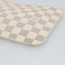 LOUIS VUITTON Damier Azur Neverfull MM Etui Etui LV Auth 184122-14