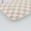 LOUIS VUITTON Damier Azur Neverfull MM Pouch Pouch LV Auth 184122-15