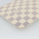 LOUIS VUITTON Damier Azur Neverfull MM Pouch Pouch LV Auth 184122-17