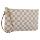 LOUIS VUITTON Damier Azur Neverfull MM Etui Etui LV Auth 184122-1