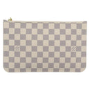 LOUIS VUITTON Damier Azur Neverfull MM Pouch Pouch LV Auth 184122-13
