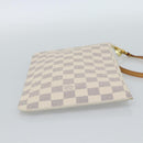 LOUIS VUITTON Damier Azur Neverfull MM Pouch Pouch LV Auth 184122-4