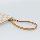 LOUIS VUITTON Damier Azur Neverfull MM Pouch Pouch LV Auth 184122-7
