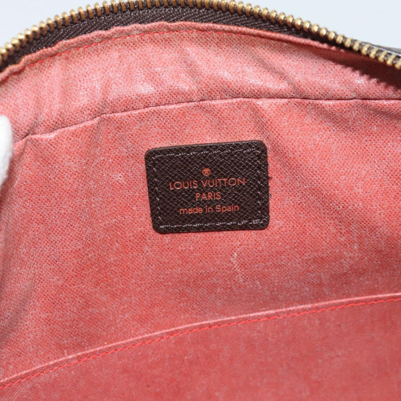 LOUIS VUITTON Damier Ebene Trousse Toilette 25 Clutch Bag N47624 LV Auth 184123