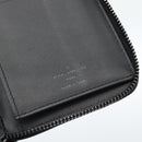 LOUIS VUITTON Shadow Zippy Wallet Vertical Long Wallet Black M62902 Auth 184127M-13