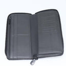 LOUIS VUITTON Shadow Zippy Wallet Vertical Long Wallet Black M62902 Auth 184127M-14