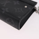 LOUIS VUITTON Eclipse Cles Voyage Pochette Münzgeldbörse M82776 LV Auth 184128M-12