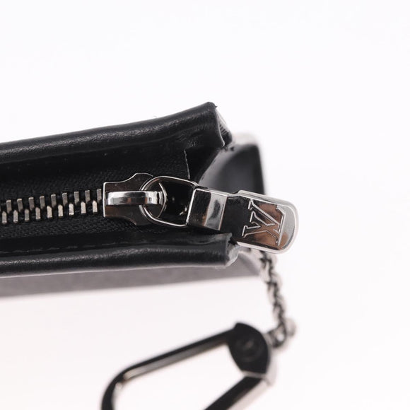 LOUIS VUITTON Eclipse Cles Voyage Pochette Münzgeldbörse M82776 LV Auth 184128M