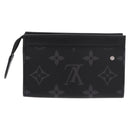 LOUIS VUITTON Eclipse Cles Voyage Pochette Münzgeldbörse M82776 LV Auth 184128M-3