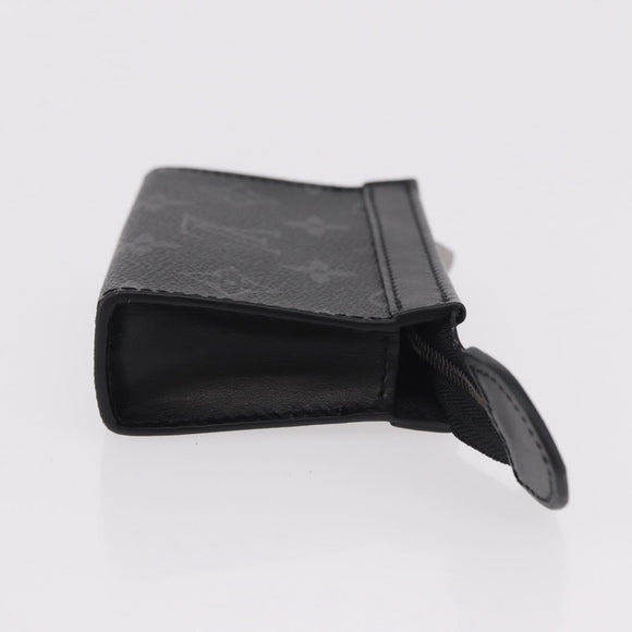 LOUIS VUITTON Eclipse Cles Voyage Pochette Münzgeldbörse M82776 LV Auth 184128M