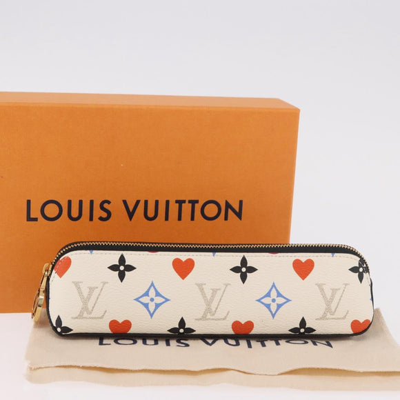 LOUIS VUITTON Monogram Game On Trousse Elizabeth Pen Case GI0585 LV Auth 184129M