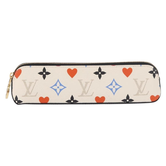 LOUIS VUITTON Monogram Game On Trousse Elizabeth Pen Case GI0585 LV Auth 184129M