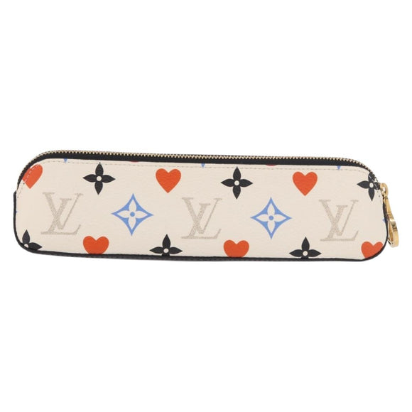 LOUIS VUITTON Monogram Game On Trousse Elizabeth Pen Case GI0585 LV Auth 184129M