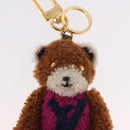 LOUIS VUITTON Monogram Teddy Porte Cles LV Teddybär-Anhänger M69854 Auth 184130M-5