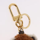 LOUIS VUITTON Monogram Teddy Porte Cles LV Teddybär-Anhänger M69854 Auth 184130M-6