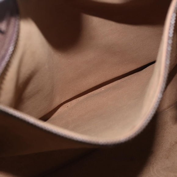 GUCCI GG Supreme Tote Bag PVC 2way Beige Gold 450950 Auth 184131V