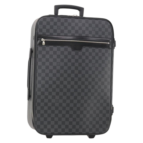 LOUIS VUITTON Damier Graphite Pegas 55 N23300 LV Auth 184132