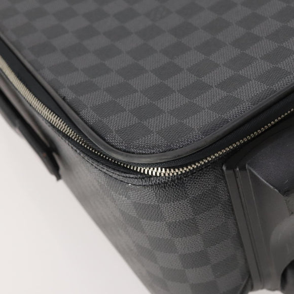 LOUIS VUITTON Damier Graphite Pegas 55 N23300 LV Auth 184132