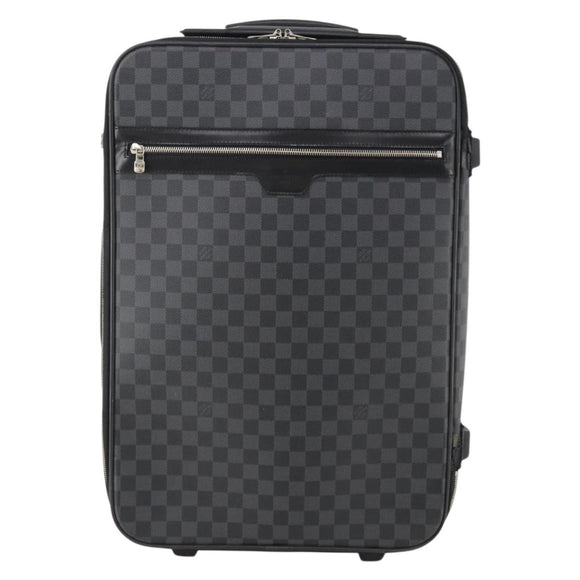 LOUIS VUITTON Damier Graphite Pegas 55 N23300 LV Auth 184132