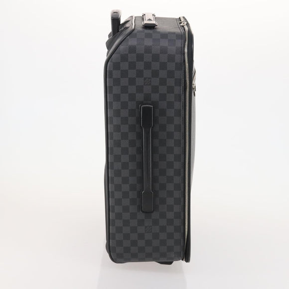 LOUIS VUITTON Damier Graphite Pegas 55 N23300 LV Auth 184132