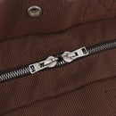 HERMES Her Line Tote MM Tote Bag Canvas Brown Silver Auth 184135-15