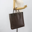 LOUIS VUITTON Damier Ebene Sac Plat Hand Bag N51140 LV Auth 184136-21