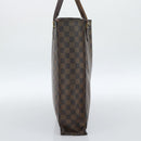 LOUIS VUITTON Damier Ebene Sac Plat Hand Bag N51140 LV Auth 184136-4