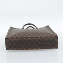 LOUIS VUITTON Damier Ebene Sac Plat Hand Bag N51140 LV Auth 184136-5