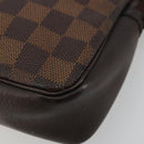 LOUIS VUITTON Damier Ebene Trousse Make-up-Täschchen N51982 LV Auth 184137-9