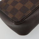 LOUIS VUITTON Damier Ebene Trousse Make-up-Täschchen N51982 LV Auth 184137-14