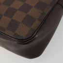 LOUIS VUITTON Damier Ebene Trousse Make-up-Täschchen N51982 LV Auth 184137-15