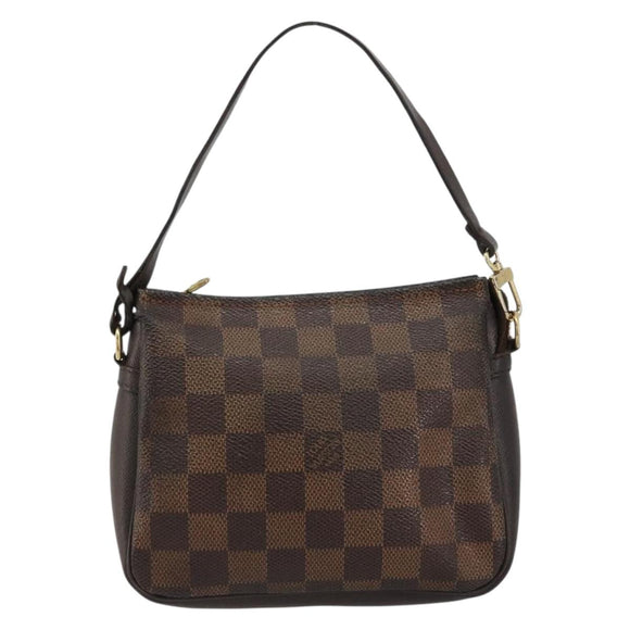 LOUIS VUITTON Damier Ebene Trousse Make-up-Täschchen N51982 LV Auth 184137
