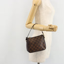 LOUIS VUITTON Damier Ebene Trousse Make-up-Täschchen N51982 LV Auth 184137-20