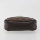 LOUIS VUITTON Damier Ebene Trousse Make-up-Täschchen N51982 LV Auth 184137-5