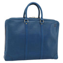 LOUIS VUITTON Epi Porte Documents Voyage Bag Blue M54475 LV Auth 184139-1